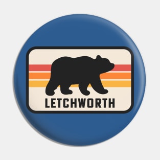 Letchworth State Park Camping Hiking Waterfalls New York Pin