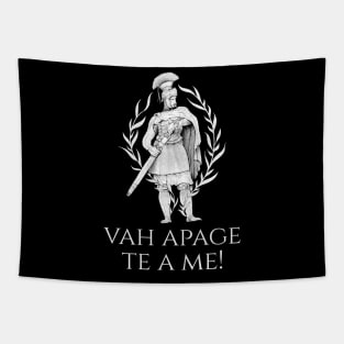 Latin Language - Go On, Get Away From Me! -  Roman Insult Tapestry