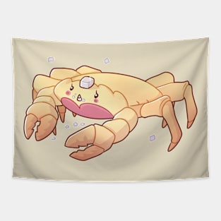 Concerned Crab Tapestry