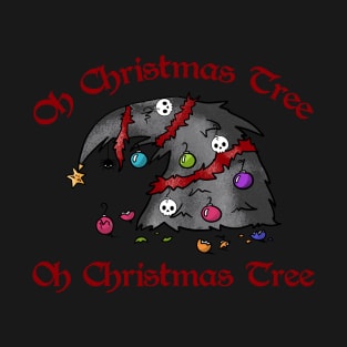 Oh Christmas Tree - Goth, Skull T-Shirt