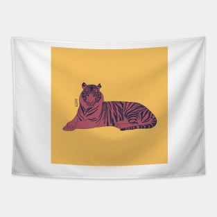 Tiger - Gold Sand Tapestry