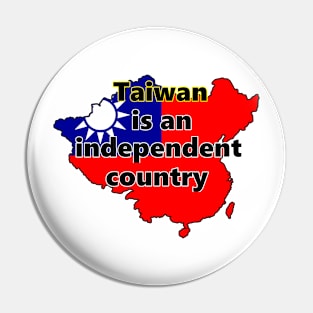 Taiwan is a Country Pin