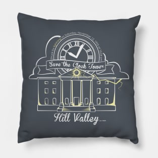 Save the Clock Tower (for dark shirts) Pillow