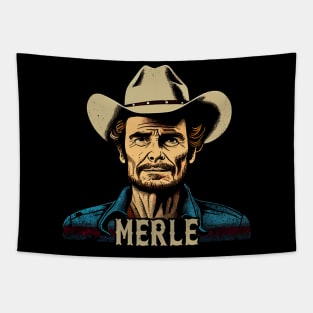 Merle Haggard - Original Country Music Fan Design Tapestry