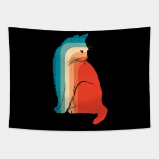 Cat Retro Tapestry