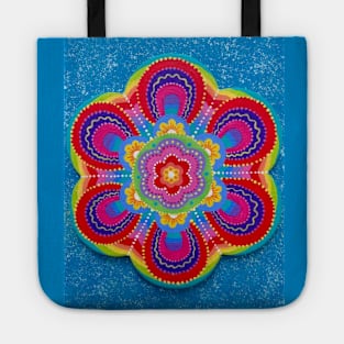 Colour Therapy Flower Mandala Tote