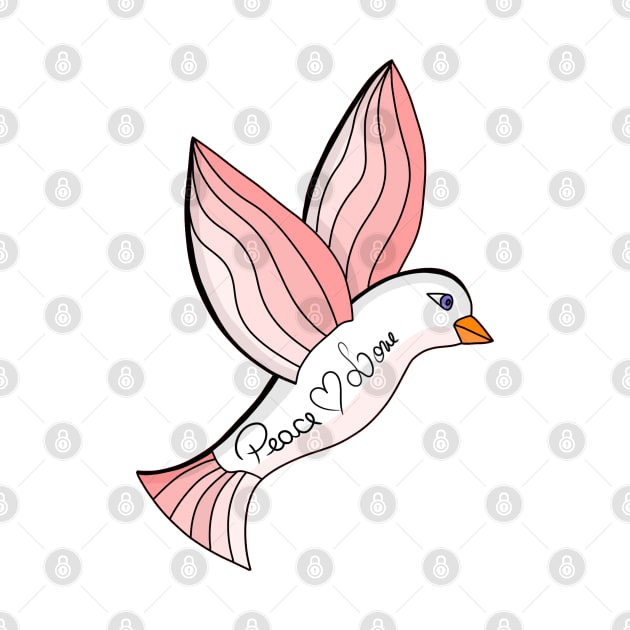 Marvelous Peace and Love Dove by DiegoCarvalho