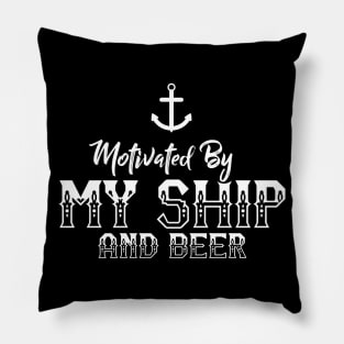 Ship and Beer Pillow