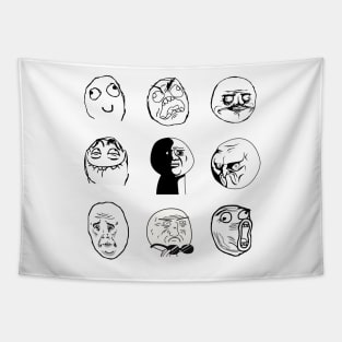 Rage Faces Pack Tapestry