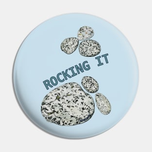 Rocking IT Speckled Arrangement Pin