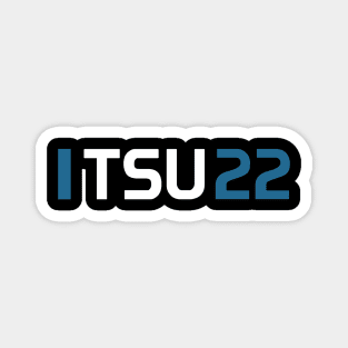 TSU 22 Design - White Text Magnet