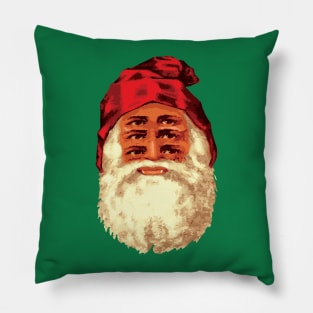 Psychedelic Santa Claus Sees All Pillow