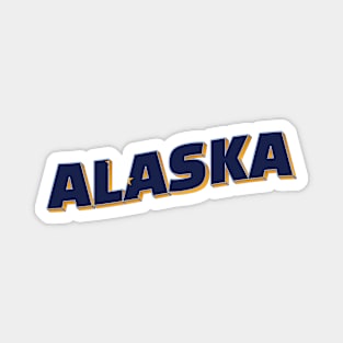 Alaska vintage style retro souvenir Magnet