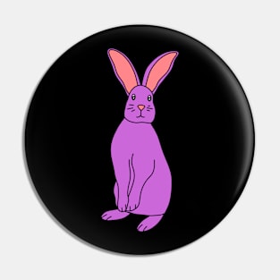 Purple Bunny Pin