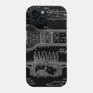 Bowling Alley Vintage Patent Hand Drawing Phone Case