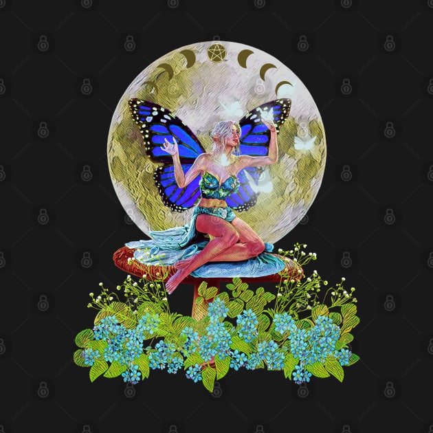 Fairy Magic Enchanted Full Moon by Conscious Expressions Designs