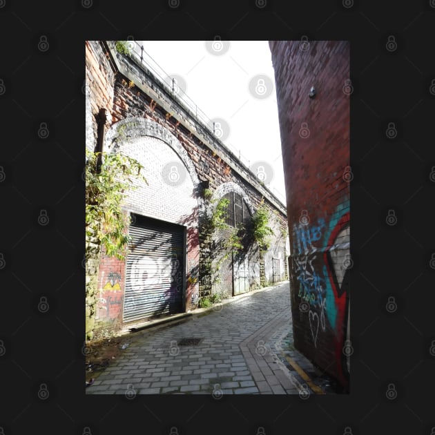 Scottish Photography Series (Vectorized) - Cobbled Glasgow Lane by MacPean