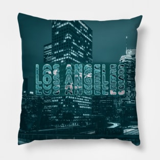 Global Cities: Los Angeles-USA V02 Pillow