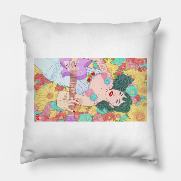 AMARRAME Pillow by RobertRedART