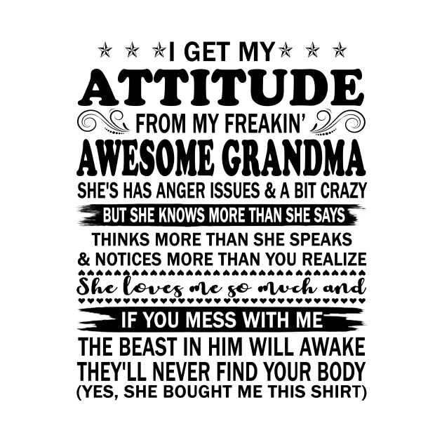i get my attitude from