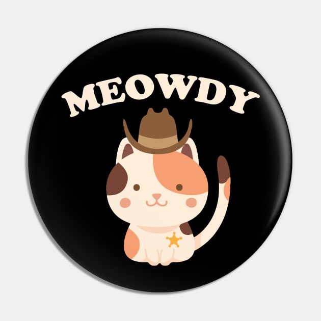 Meowdy Pin by tommartinart