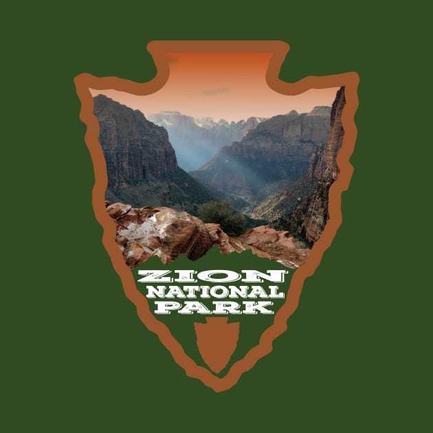 Zion National Park arrowhead by nylebuss