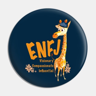 ENFJ Teacher, Giraffe Pin