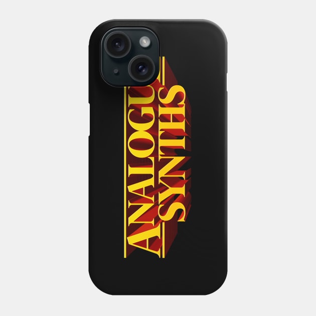 ANALOGUE SYNTHS #2 Phone Case by RickTurner