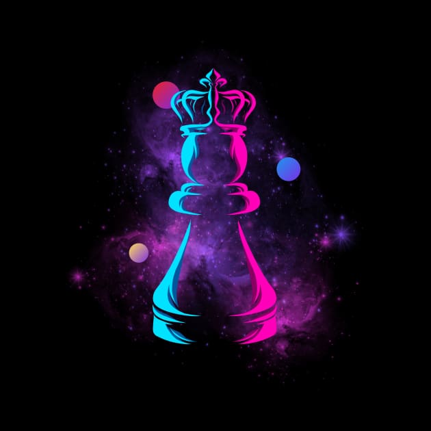 Galaxy Chess Piece by Meoipp
