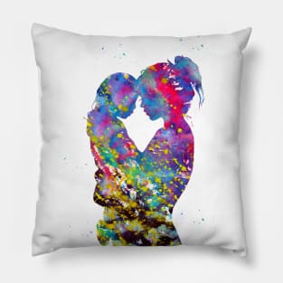 Mother and daughter Pillow