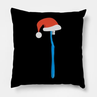 Toothbrush wearing Santa cap! | Merry Christmas | Santa Claus Pillow