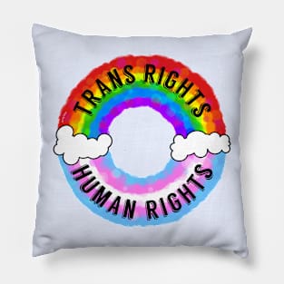 Trans Rights Human Rights Pillow