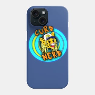 Curd Nerd full logo Phone Case