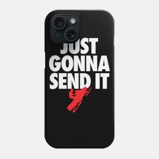 Just Gonna Send It - Snowmobile t-shirt Phone Case