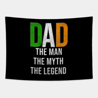 Irish Dad The Man The Myth The Legend - Gift for Irish Dad With Roots From Irish Tapestry