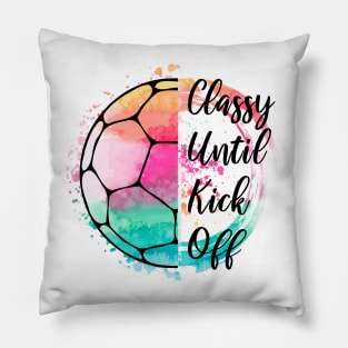 Soccer Girl Futbol Mom Pillow