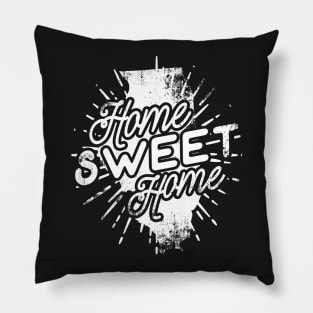 Home Sweet Home Illinois Pillow