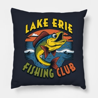 Lake Erie Fishing Club Pillow