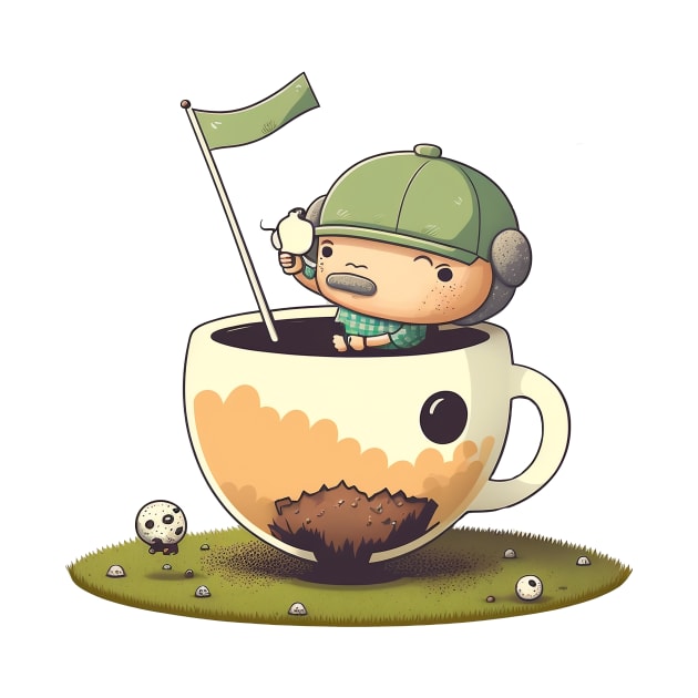 Tea Off Golf by JigglePeek