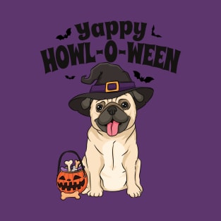 Pug Dog Halloween T-Shirt