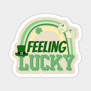 St Patricks Day Feeling Lucky Magnet