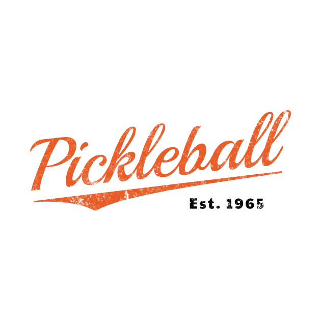 Retro Pickleball Est 1965 by whyitsme