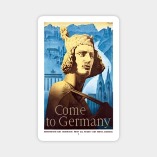 Vintage Travel Poster Germany - Come to Germany 1936 Magnet