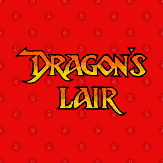 Dragon's Lair Pixel logo by pixtees