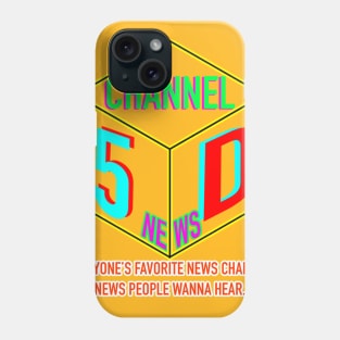 Channel 5D News Phone Case