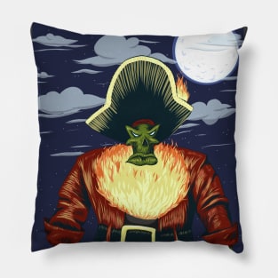 Zombie Ghost Pirate LeChuck Pillow