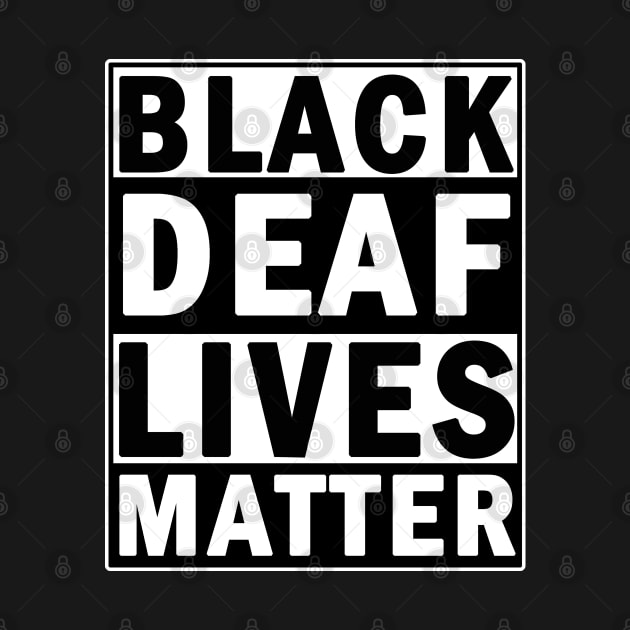 Black deaf lives matter by valentinahramov