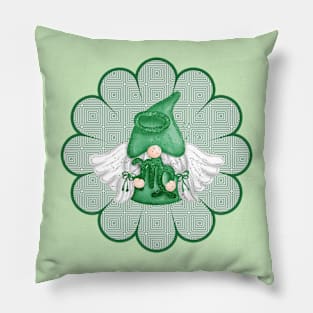 VIRGO  FLORAL GNOME- HOROSCOPE GNOME DESIGNS BY ISKYBIBBLLE Pillow