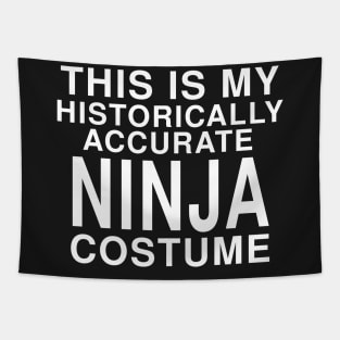 This Is My Historically Accurate Ninja Costume: Funny Halloween T-Shirt Tapestry