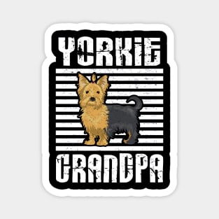 Yorkie Grandpa Proud Dogs Magnet